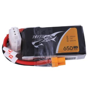 Baterías Lipo2S Tattu 650mAh 75C 7.4V Con Conector XT30