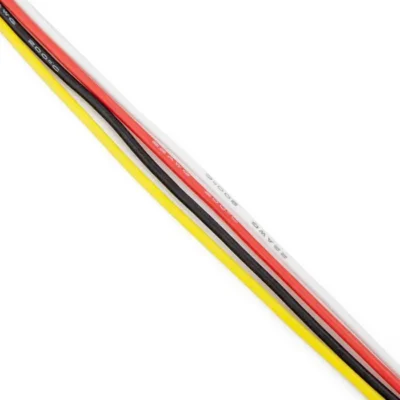 Cable de siliconado de 22 AWG (1 m) Negro