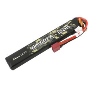 Batería Para Airsoft 2S 1200mAh 7.4V 25C Gens Ace Con conector Deans