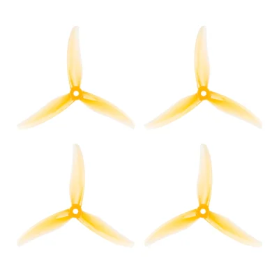 Hélices Gemfan Freestyle 3S de 3 palas (eje de 5,0 mm, 4 piezas) Color Amarillo mango