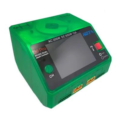 Cargador de baterias Lipo HOTA D6 Pro. Color Verde Transparente **BAJO PEDIDO**