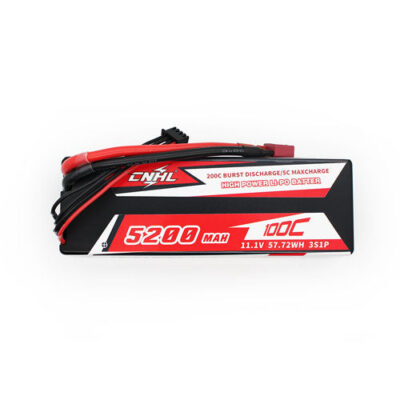 BATERÍA LIPO 3S 5200 MAH 11.1V CAJA DURA 3S 100C T/Dean Plug **Bajo Pedido**