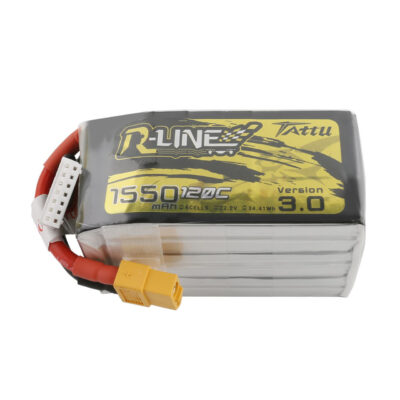 Batería Lipo 6S 22,2V 120C 1550mAh Tattu R-Line Versión 3.0