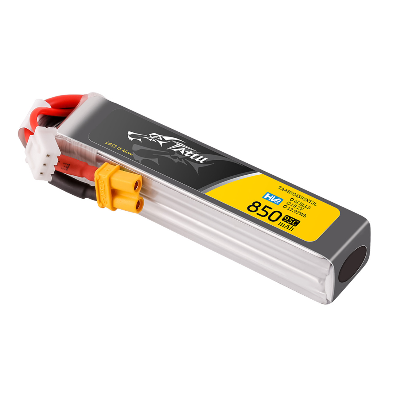 Batteria LiPo Tattu 2S 7.4V 650mAh 75C Con Connettore XT30