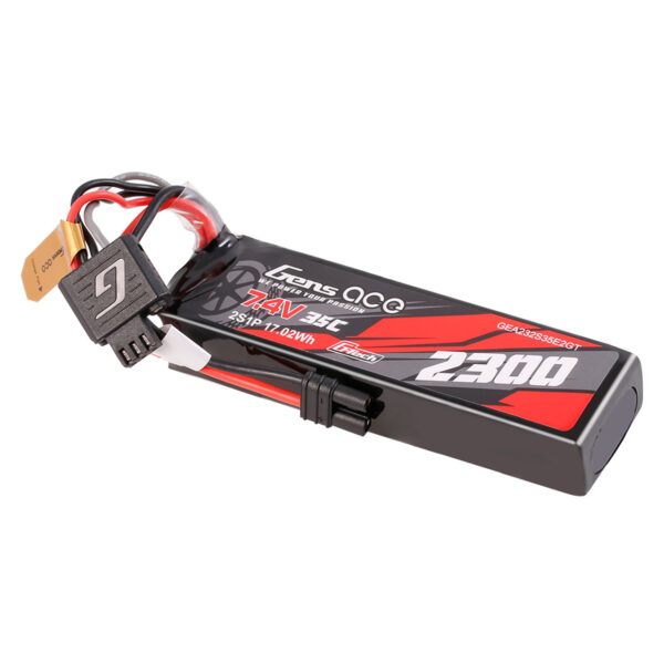 Batería Lipo 2S 2300mAh 35C 7,4 V G-Tech Gens ace con conector IEC2 - Imagen 2