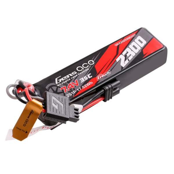 Batería Lipo 2S 2300mAh 35C 7,4 V G-Tech Gens ace con conector IEC2 - Imagen 3