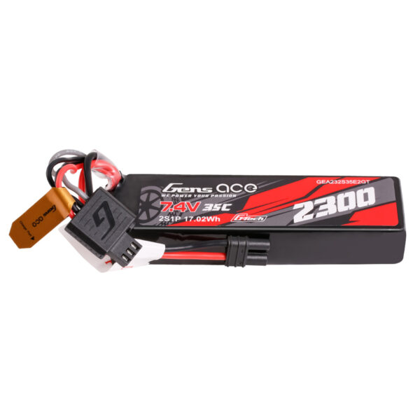 Batería Lipo 2S 2300mAh 35C 7,4 V G-Tech Gens ace con conector IEC2