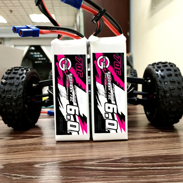 Batería de polímero de litio 6S CNHL G+Plus de 6000 mAh, 22,2 V, y 70 C con conector EC5 **BAJO PEDIDO** - Imagen 4