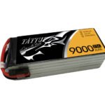 Batería de polímero de litio 6S Tattu de 9000 mAh, 25C, 22,2 V
