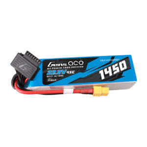 Batería Lipo 6S G-tech Gens ace de 1450 mAh, 45 C, 22,2 V y conector XT60 **Bajo Pedido**