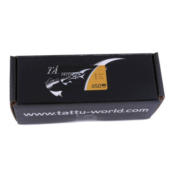 Batería Lipo 3S 11,1V Tattu 650mAh  75C conector XT30 - Imagen 4