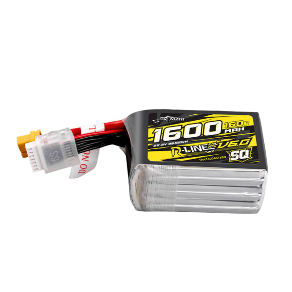 Bateria Lipo 6S 1600 mAh, 160 C, 22,2 V, Tattu R-Line versión 6.0 de