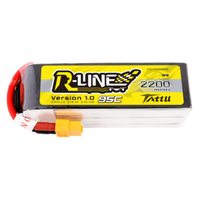 Batería Lipo 5S 2200 mAh 95 C 18,5V Tattu R-Line  XT60 para quad de 7 pulgadas