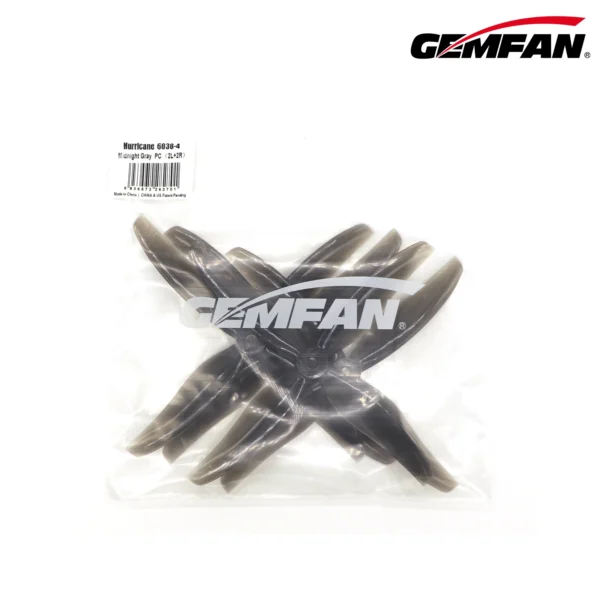 Hélice Gemfan Hurricane 6038-4 de cuatro palas de 6" - Imagen 2