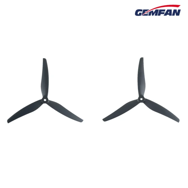 Hélices Gemfan Cinelifter 7.5" 7535 de triple pala de fibra de vidrio y nailon (7.5 x 3.5 x 3 pulgadas) - Imagen 3