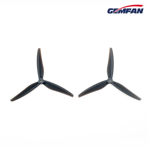 Hélices Gemfan Cinelifter 7.5" 7535 de policarbonato de tres palas (7.5 x 3.5 x 3) - 2CW + 2CCW - Imagen 3