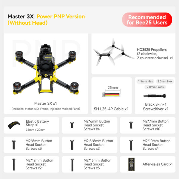 Dron FPV SpeedyBee Master 3X Modular O3/O4 Pro HD Digital VTX **BAJO PEDIDO** - Imagen 2