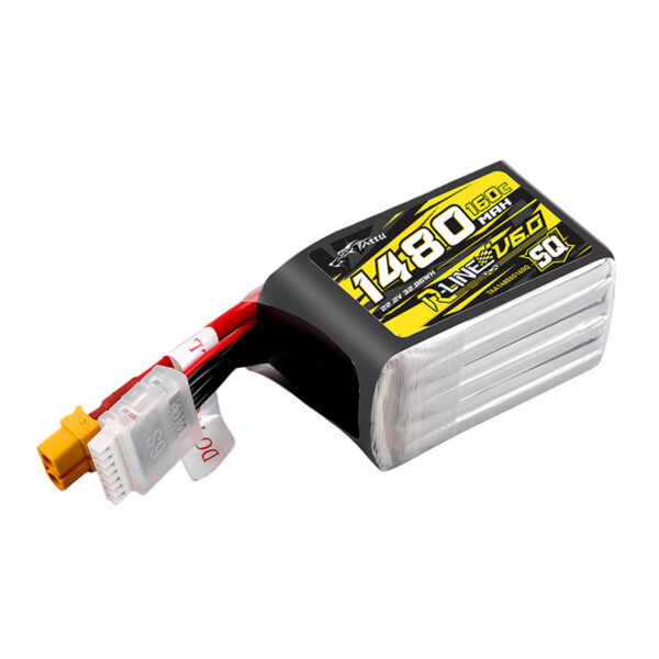 Bateria Lipo 6S 1480 mAh, 160 C, 22,2 V, Tattu R-Line versión 6.0