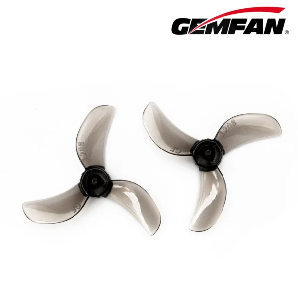 Helices Gemfan 1208-3 0,8 mm para microdrone