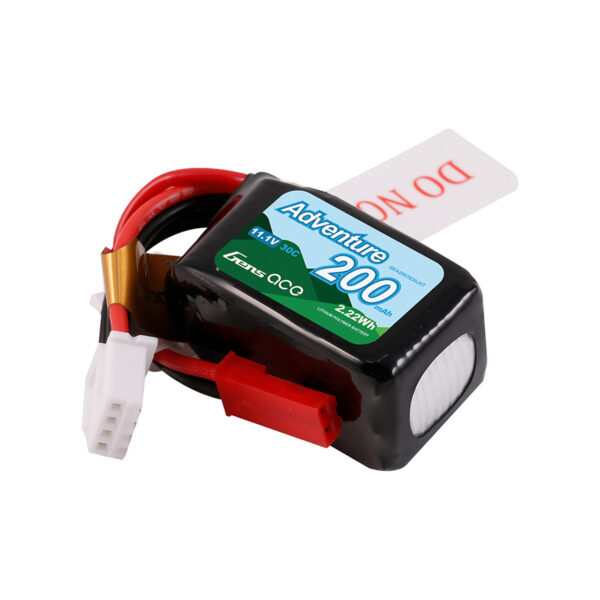 Batería Lipo 200 mAh, 3S, 11,1 V, 30 C y conector JST Gens ace - Imagen 5