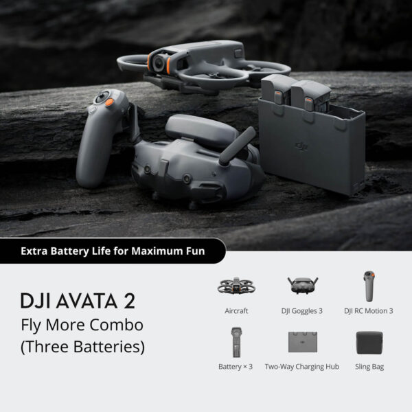 DJI Avata 2 Fly More Combo (tres baterías)**BAJO PEDIDO** - Imagen 4