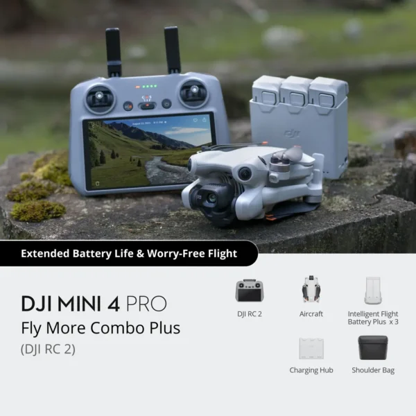 Combo DJI Mini 4 Pro Vuela Más (DJI RC 2) - Imagen 8
