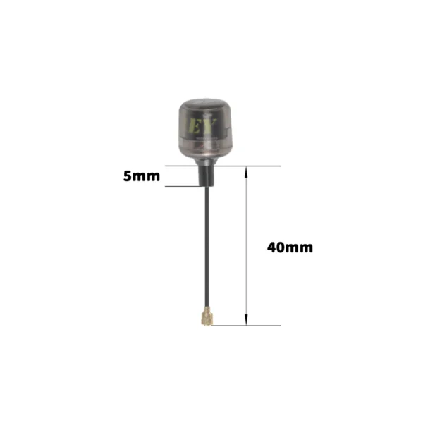 Antena corta Osprey LHCP ipex/UFL de 40 mm y 5,8 GHz - Imagen 4