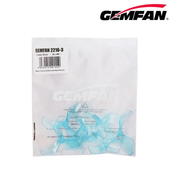 Hélices Gemfan 2216-3 para la unidad aérea DJI O3/O4 ideales para PAVO 20 - Imagen 5