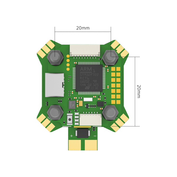 Stack 20x20  BLITZ Mini F7 Stack (E55S Mini 4-IN-1ESC) **BAJO PEDIDO** - Imagen 5