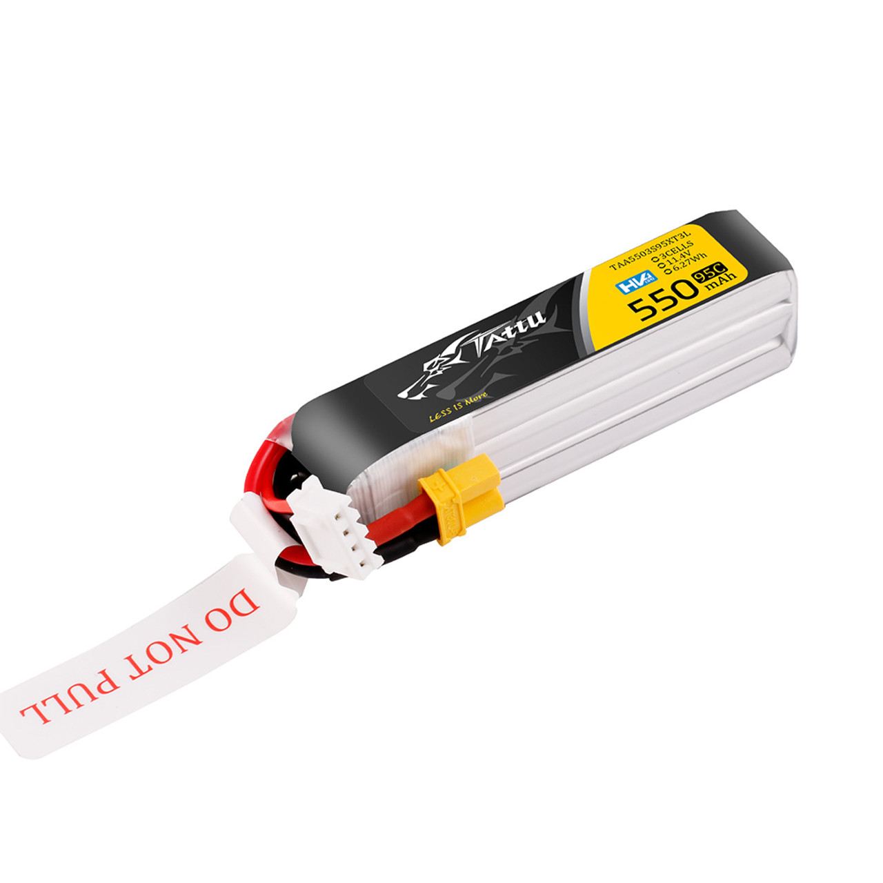 Batería Tattu 550mAh 3S 95C 11.4V HV Lipo con conector XT30 ideal para pavo 20 pro - Imagen 5