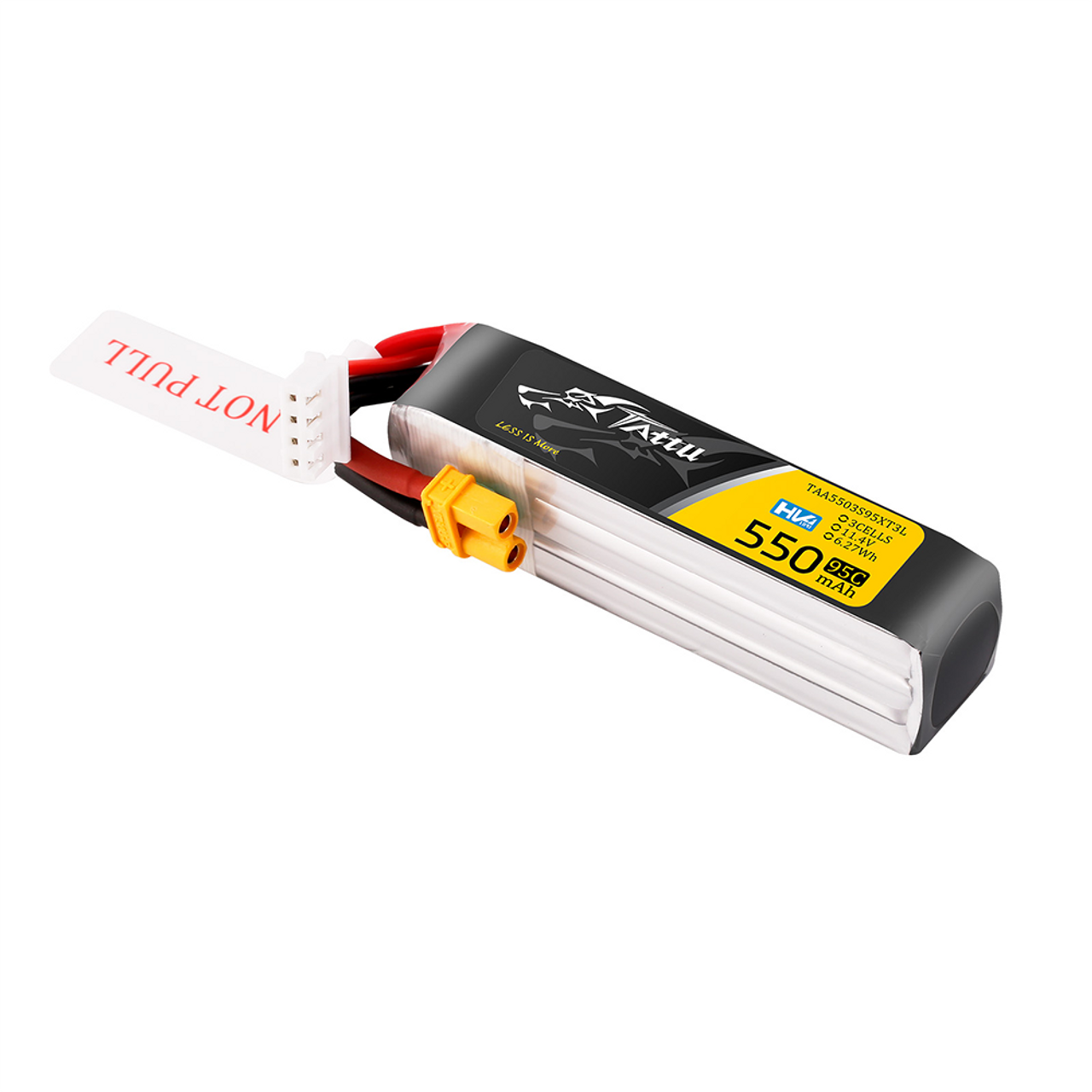 Batería Tattu 550mAh 3S 95C 11.4V HV Lipo con conector XT30 ideal para pavo 20 pro - Imagen 4