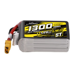 batería Lipo Tattu 6S 1300mAh 160C 22.2V R-Line Versión 6.0 ST con conector XT60