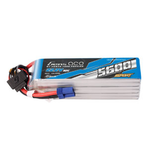 Batería 6S 5600mAh 22.2V 80C Gens ace Sport G-TechLipo con conector EC5 **BAJO PEDIDO**