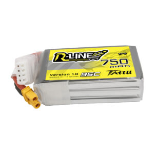 Batería Lipo Tattu R-Line de 750 mAh, 3S, 95 C, 11,1 V y conector XT30** Transito Internacional**
