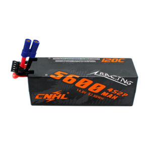 CNHL Serie Racing Batería Lipo 4S 5600mAh 14.8V 4S2P 120C Estuche Duro con Enchufe EC5 **BAJO PEDIDO**