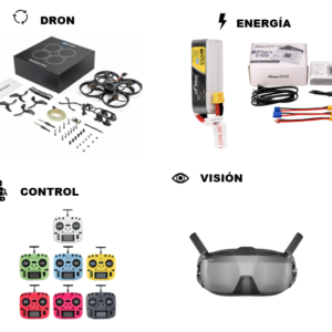 Combo Ultra-Cinematic: Pavo20 Pro + Boxer Crush Radio Controller M2 y Control Táctil+DJI Goggles N3