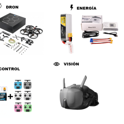 Combo Ultra-Cinematic: Pavo20 Pro +EdgeTX15 y bateria RadioMaster+DJI Goggles N3