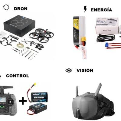 Combo Ultra-Cinematic: Pavo20 Pro +EdgeTX y bateria RadioMaster +DJI Goggles N3