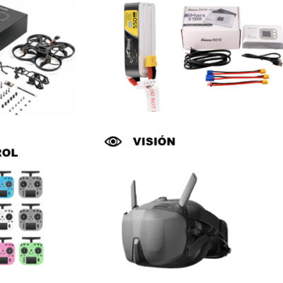Combo Ultra-Cinematic: Pavo20 Pro +EdgeTX15 y bateria 18650- 3500mah 3.7v+DJI Goggles N3
