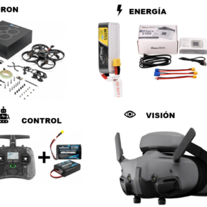 Combo Ultra-Cinematic: Pavo20 Pro +EdgeTX15 y bateria 6+DJI Goggles N