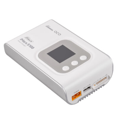 Cargador inteligente de batería LIPO Gens ace iMars S100 G-Tech AC Balance RC, color blanco
