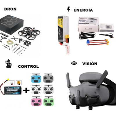 Combo Ultra-Cinematic: Pavo20 Pro +EdgeTX15 y bateria RadioMaster+DJI Goggles 3