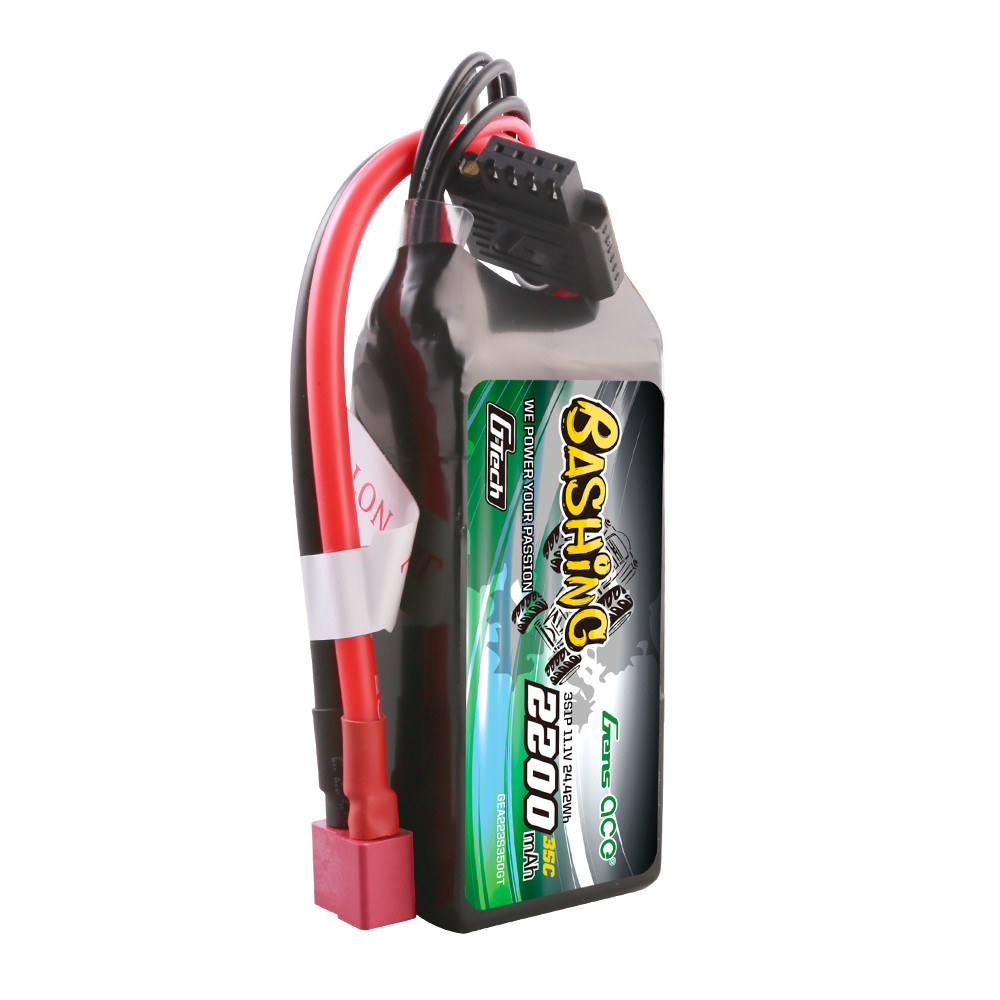 Batería Lipo Gens ace de 2200 mAh, 3S, 11,1 V, 35 C, Bashing G-tech, con conector Deans - Imagen 4