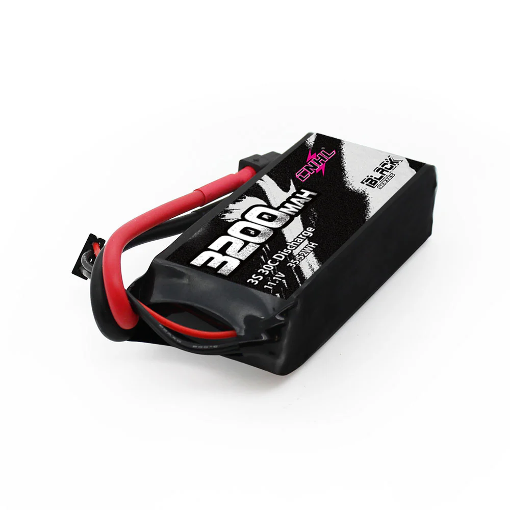 Batería Lipo 3S Shorty 3200mAh 11.1V 30C con Conector XT60 CNHL Serie Negra - Imagen 2