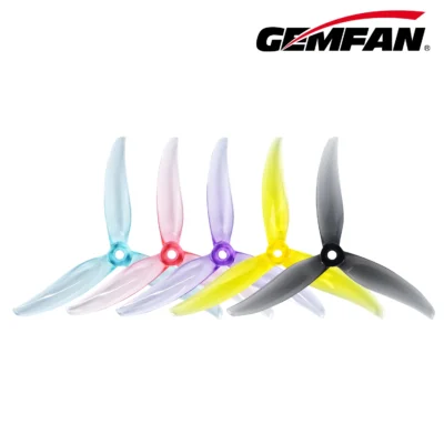 Hélice Gemfan 5129.2 MinJae 3 Palas FPV Racing 5" Ultraligera (Set de 4)