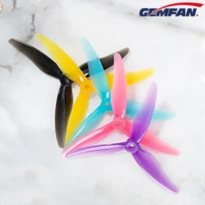 Hélice Gemfan Hurricane 51477 3 Palas FPV Racing 5.1" (Set de 20 — 5x4pcs)