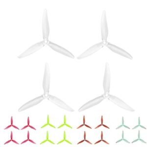 Hélices Gemfan MCK V3 Hurricane 51366 de 3 Palas para Dron FPV (Set de 4)