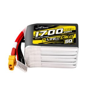 Batería Lipo 6S 1700mAh Tattu R-Line V6.0 160C con conector XT60