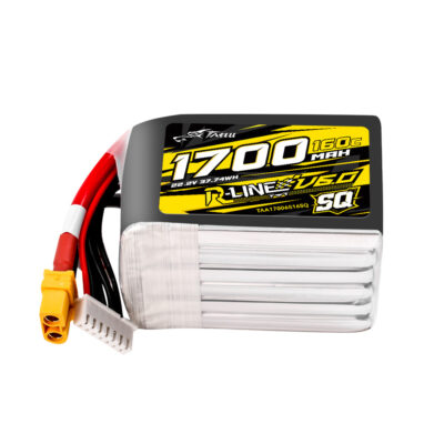 Batería Lipo Tattu R-Line V6.0 1700mAh 6S 22.2V 160C XT60 (SQ)