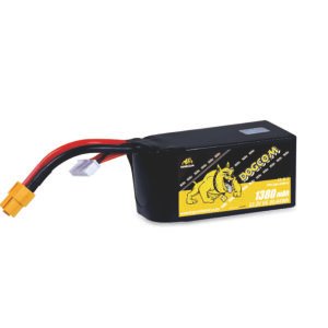 Batería LiPo 6S 1380mAh 160C DOGCOM para FPV racing 5 pulgadas